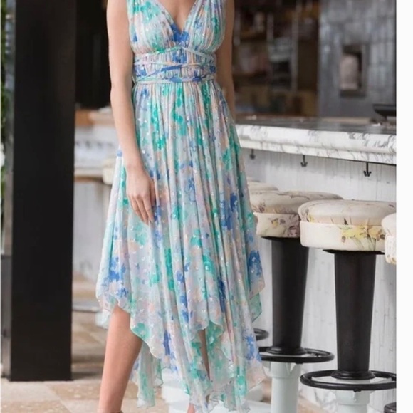 Shoshanna Verda Pastel Sleeveless Dress - Picture 1 of 10